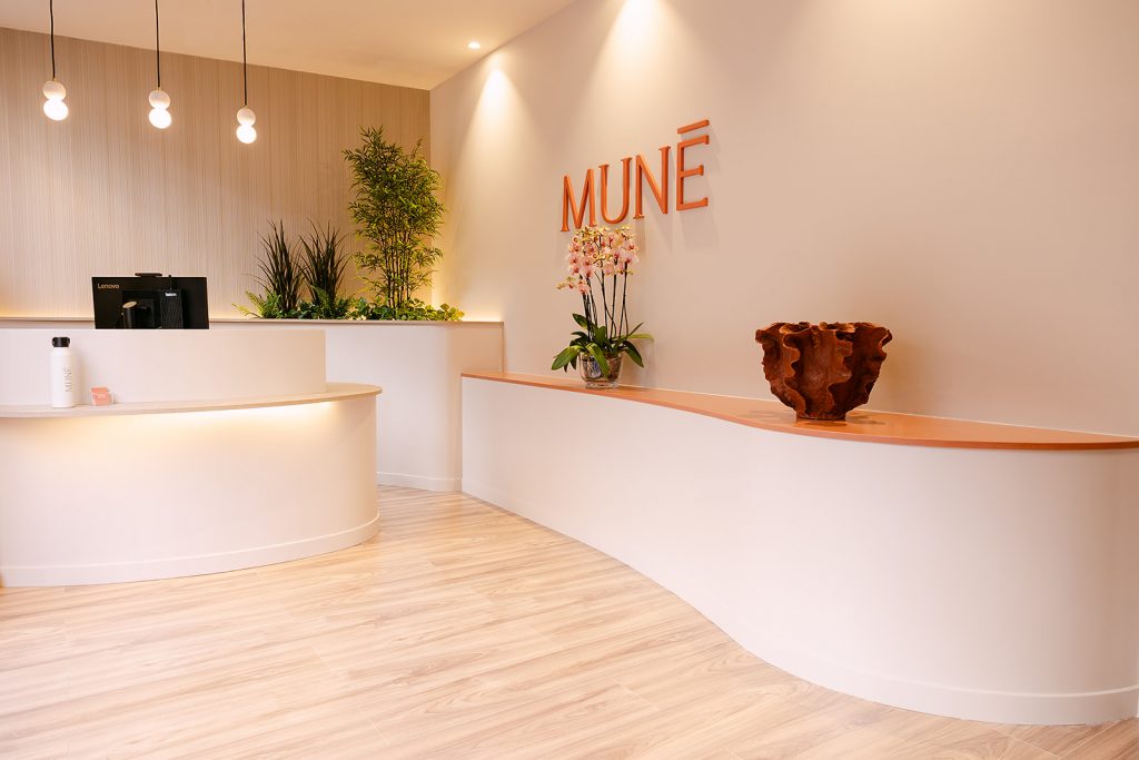 Vista General de la recepción de nuestro centro MUNÉ
